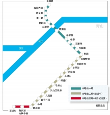 武汉火车站几号线地铁