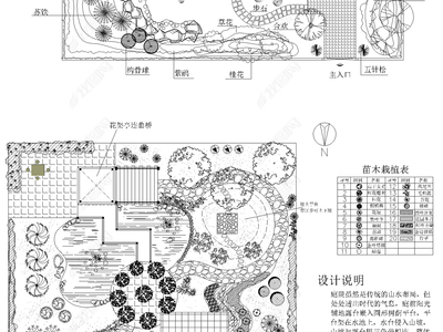 小庭院设计说明