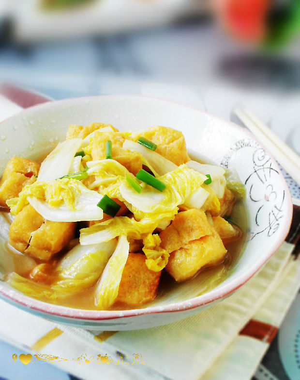 白菜炖豆腐怎么做好吃