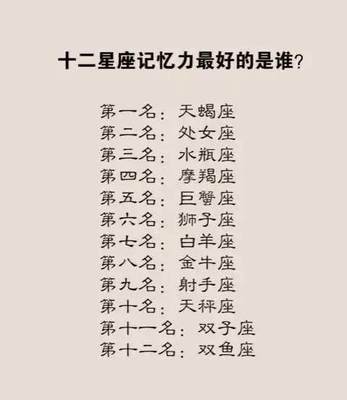 最好的星座是什么座