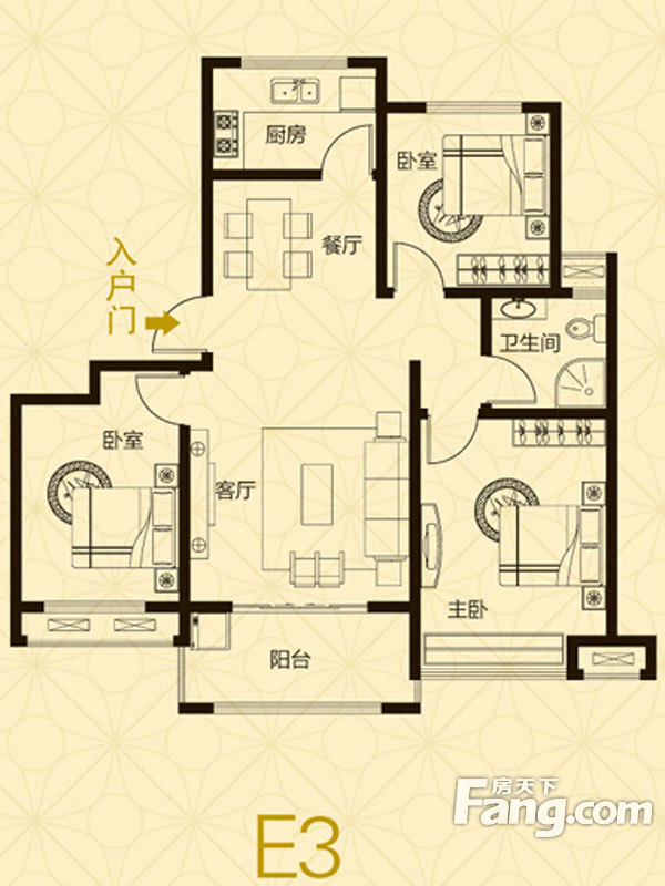 客厅在中间叫什么户型