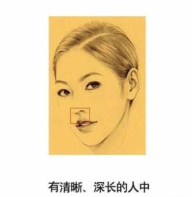 人中歪斜的面相