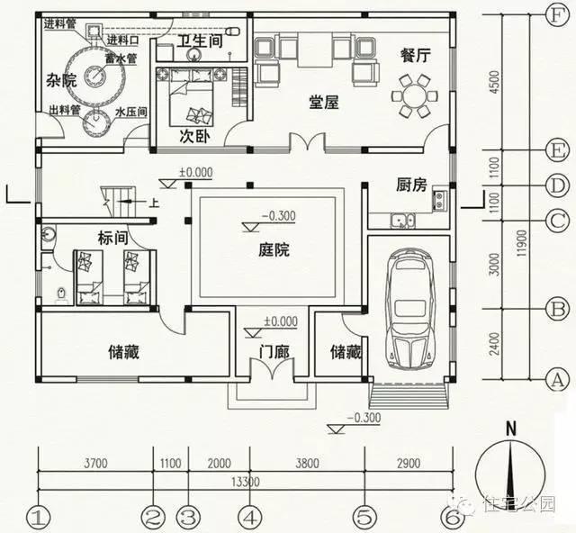饭店餐厅厨房面积占比