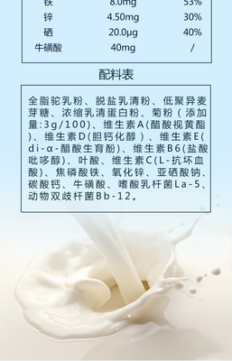 驼奶粉的副作用