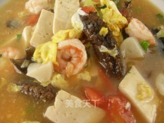 酸辣豆腐汤的制作方法