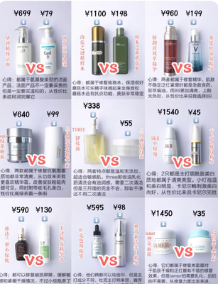 大牌护肤品平价替代