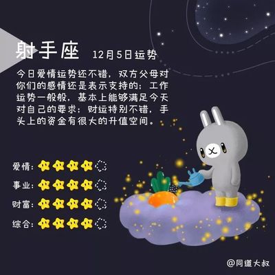 十二星座每天运势