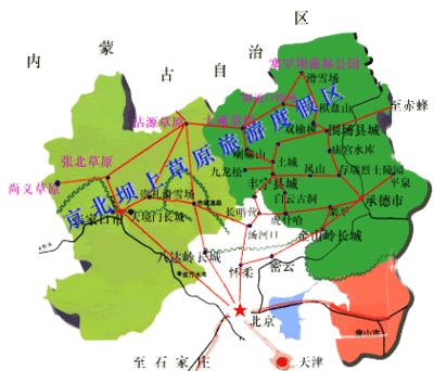 承德到围场自驾游攻略图