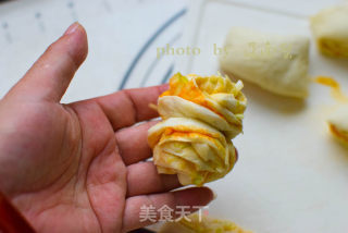 椒盐花卷的制作方法