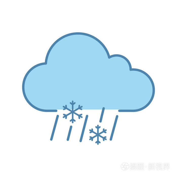 雨加雪是怎么形成的