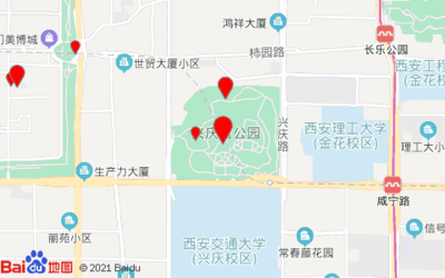 西安兴庆公园地图