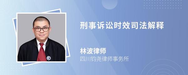 刑事诉讼时效司法解释