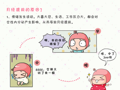 每个月的月经都提前是什么原因