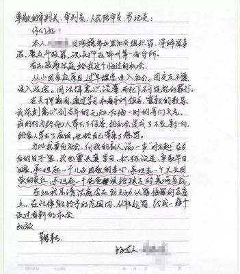 个人醉驾悔罪书范本