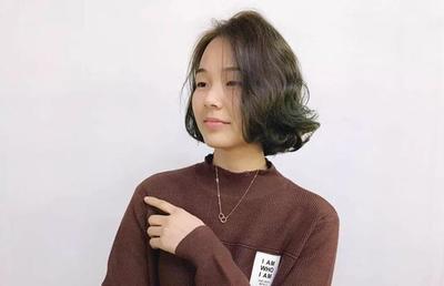 韩式烫发中长发微卷