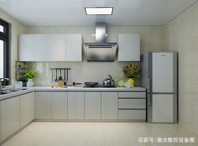 乚型厨房的厨柜