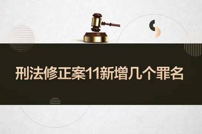 刑法修正案九新增罪名