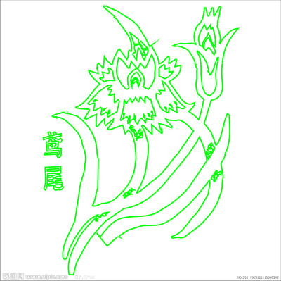 植物变形图案设计