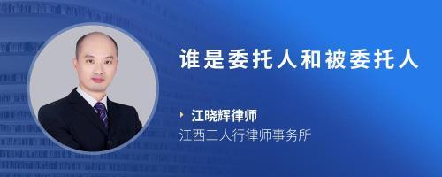 委托书委托人是谁
