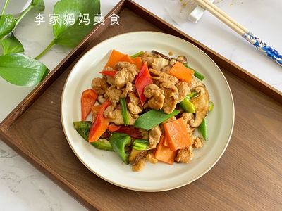 猪肉炒豆干香菇