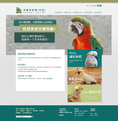 宠物用品网站设计