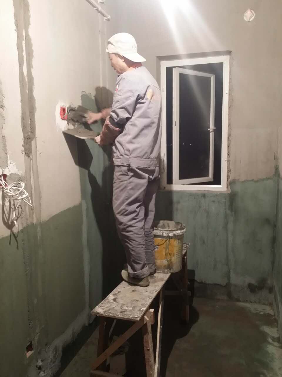 地板砖贴完多久做木工