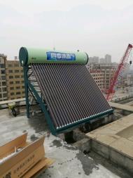 太阳能空气能热水器组合安装方法