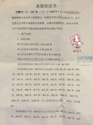 没有结婚证怎么写离婚协议书