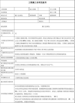 建筑防水工程施工合同