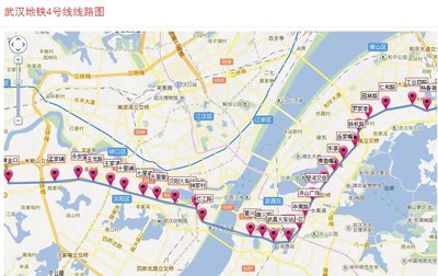 武汉站地铁4号线路线