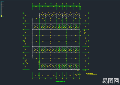 简单的钢结构cad图纸制作 建筑方案设计 第4张