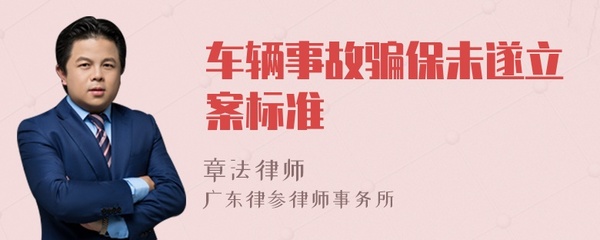 骗保立案标准