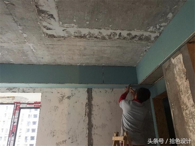 吊顶的石膏裂处理