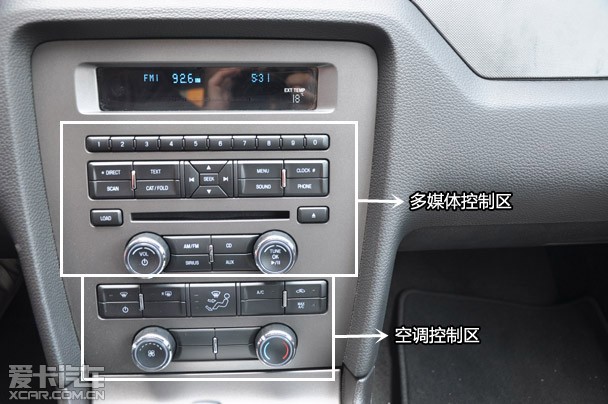 野马中控四个按钮