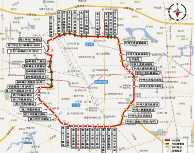 郑州b3公交车路线