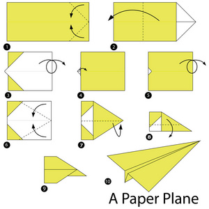 折纸永不落纸飞机下载图解