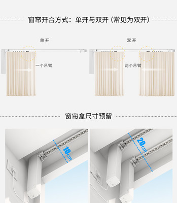 电动窗帘盒尺寸