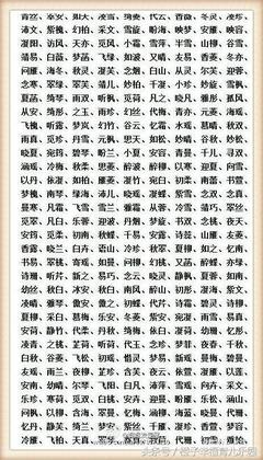 2017孩子起名