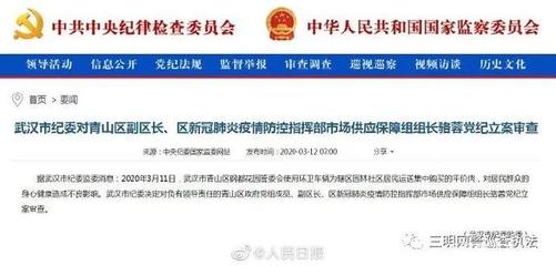 党纪立案审查
