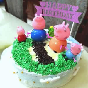 宝宝三岁生日蛋糕图片