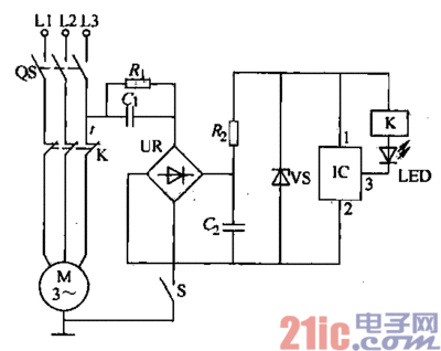 缝纫机电路连接