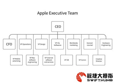 苹果公司的销售组织结构是什么