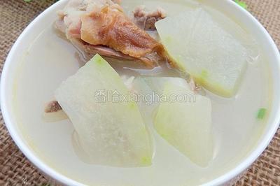 冬瓜大骨汤的做法大全家常
