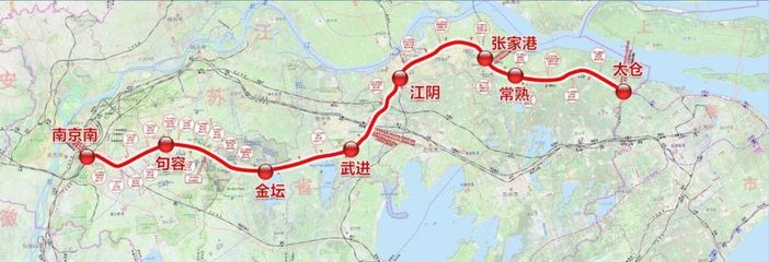 上海到张家港高铁