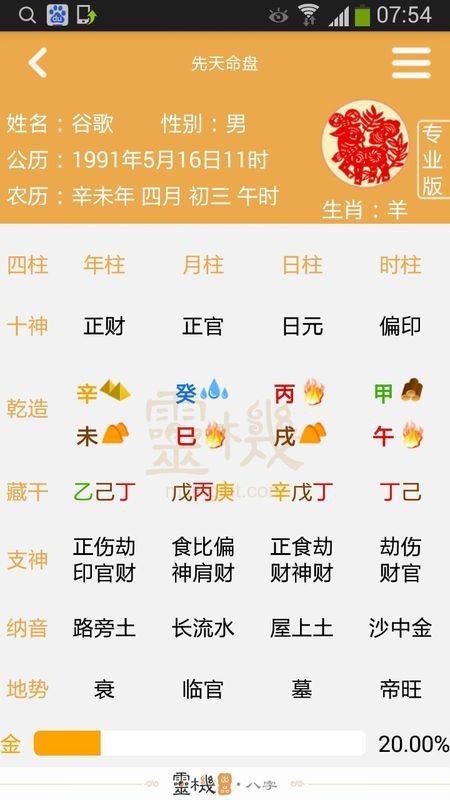 八字财官印俱全