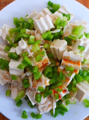 青椒豆腐的家常做法