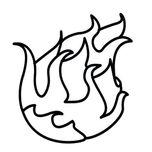 火龙果简笔画图片大全