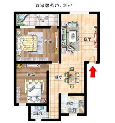 客厅在中间叫什么户型