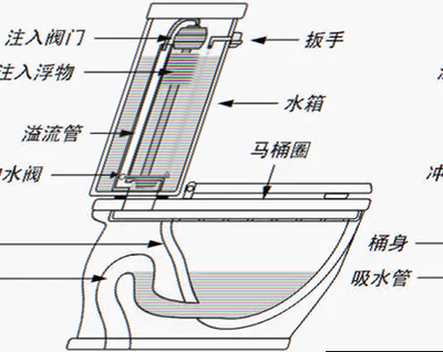 马桶虹吸原理