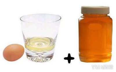 自制鸡蛋清蜂蜜面膜